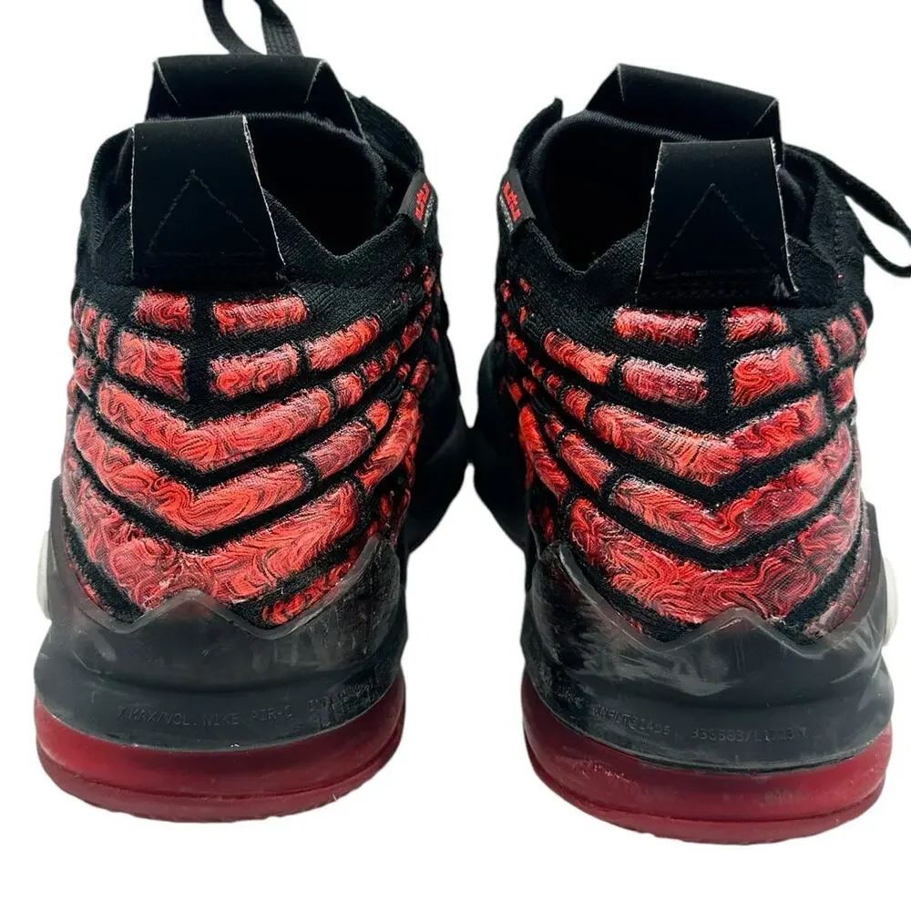 Nike GS LeBron 17 Red Black Kids Size 6.5 Youth